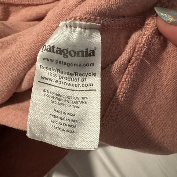 Patagonia Regenerative Crew Neckline Pullover Sweatshirt Ahnya Pink Size S - Picture 7 of 7